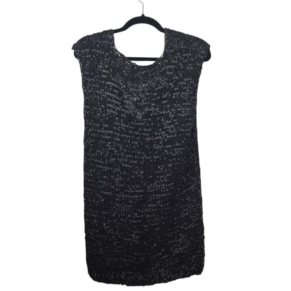 Free People Small Women's Blouse Suede Open Weave Pattern - Picture 2 of 4